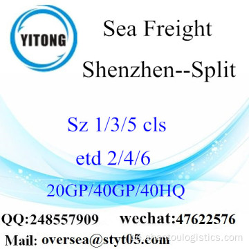 Shenzhen Port Sea Freight Versand zu Split